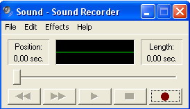 windows sound recorder